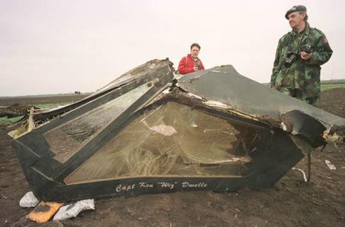 F-117-shot down