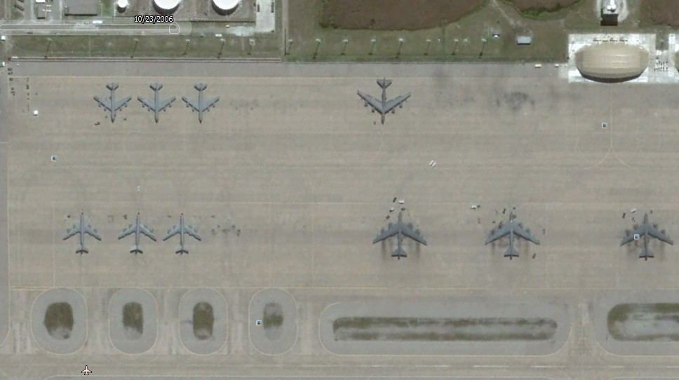 Boeing KC-135 Stratotanker_parked at diego garcia