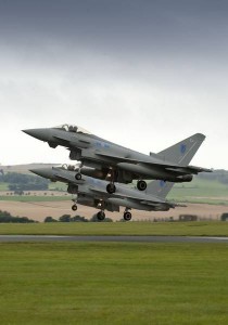 Eurofighter Typhoon replaces Tornado F3 in No. 6 Squadron of the Royal Air Force
