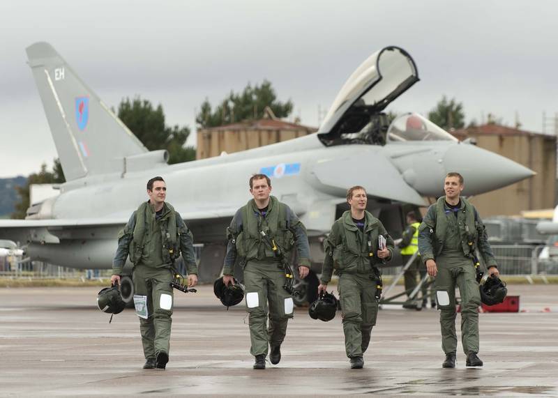 Eurofighter Typhoon replaces Tornado F3 in No. 6 Squadron of the Royal Air Force