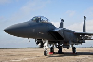F-15E flies with new radar system