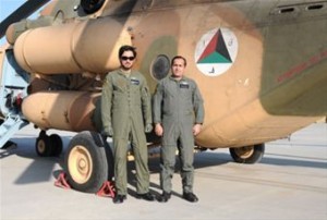 United States trained Afghan helicopter pilots begin Mi-17 qualification course