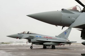 Eurofighter Typhoon attains the 100,000 flying hours milestone