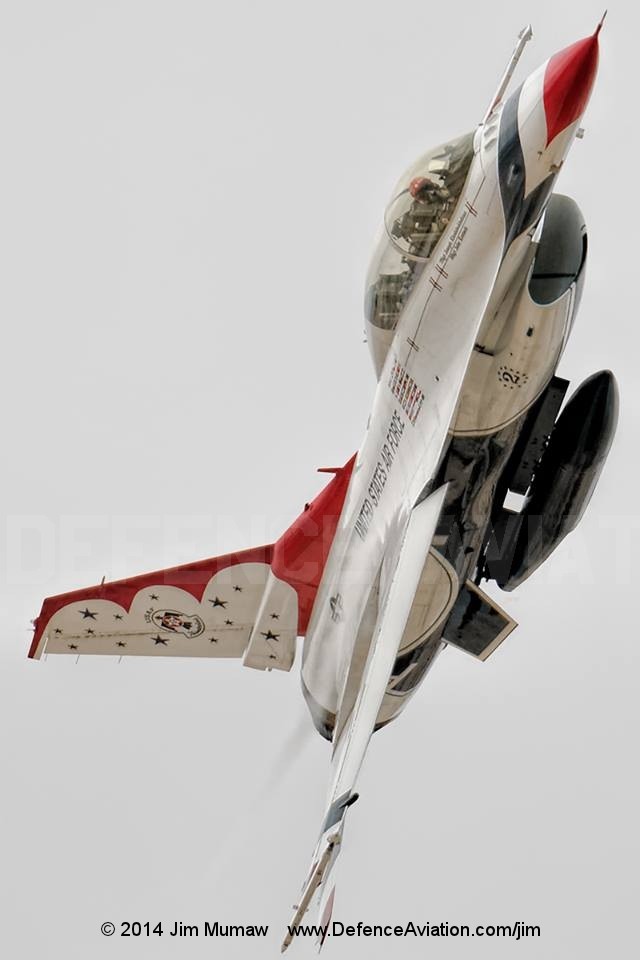 Thunderbird 2 departs Nellis AFB