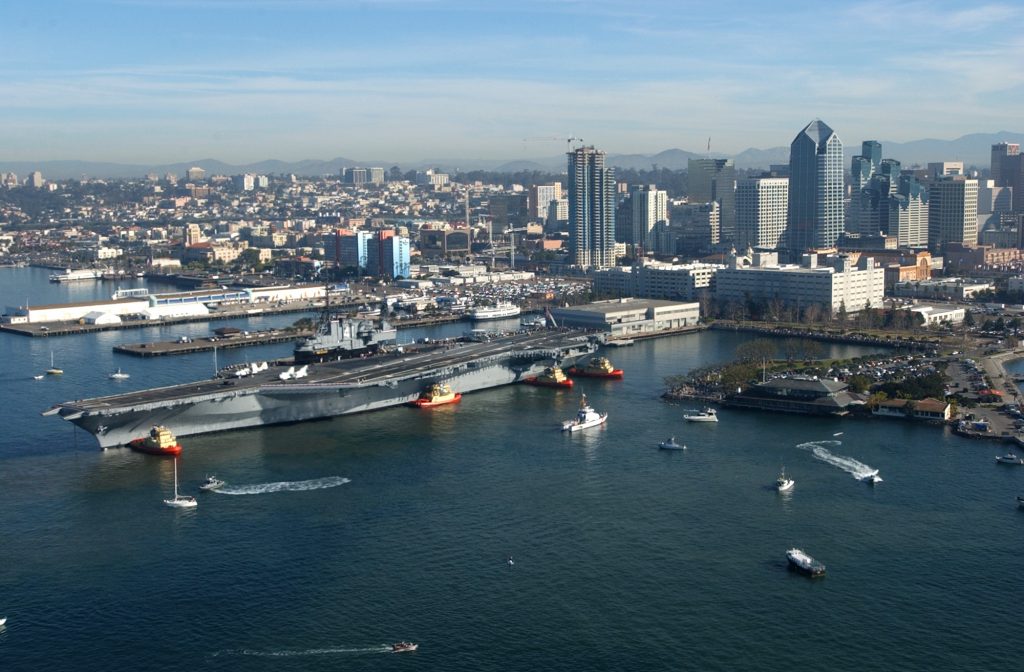 Aircraft carriers are massive