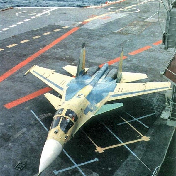 The Su-34 actually began its life as a carrier plane