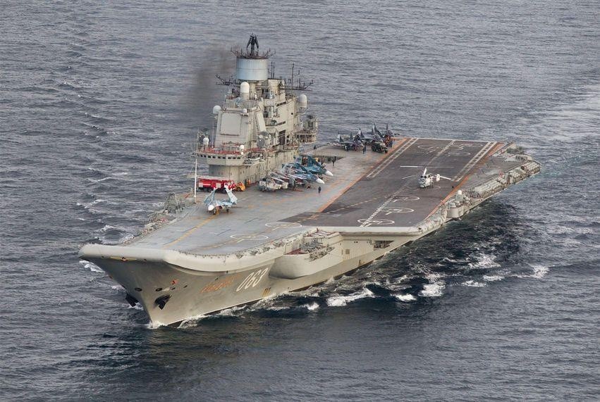 first conventional carrier the Admiral Kuznetsov